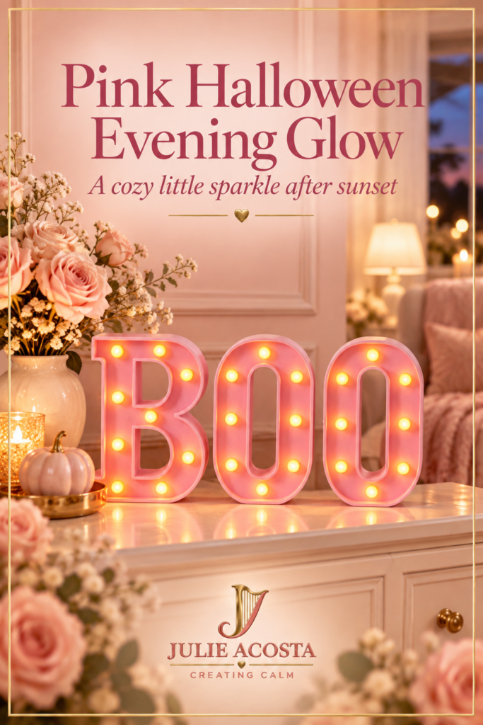 pink boo marquee evening glow