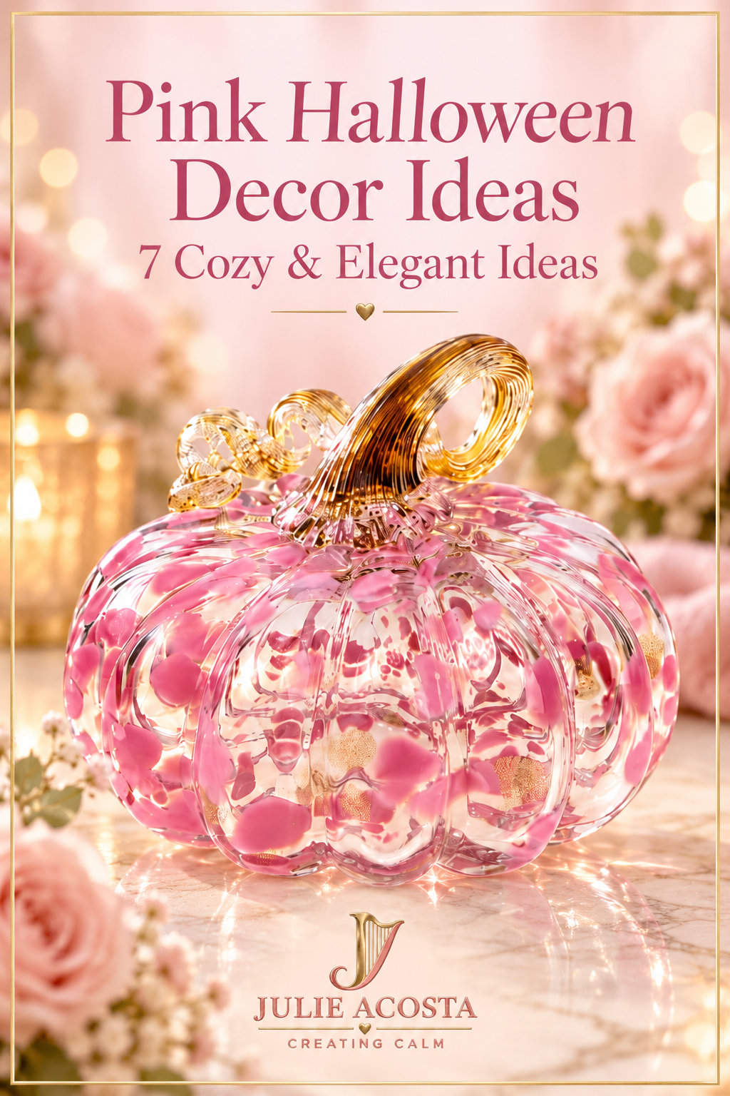 7 Elegant Pink Halloween Decor Ideas for a Cozy Home